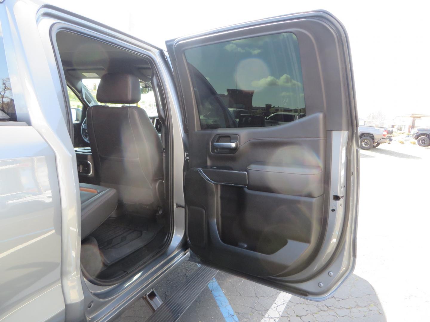 2019 CHARCOAL /BLACK GMC Sierra 1500 AT4 Crew Cab Long Box 4WD (1GTP9EEL6KZ) with an 6.2L V8 OHV 16V engine, 6A transmission, located at 2630 Grass Valley Highway, Auburn, CA, 95603, (530) 508-5100, 38.937893, -121.095482 - Dont miss this AT4 featuring a 4" RC lift kit kit, 35" Nitto Ridge Grappler tires, 20" Fuel Rebel wheels, Amp POwer steps, Air Bags, and a Tyger Bed cover. - Photo#51